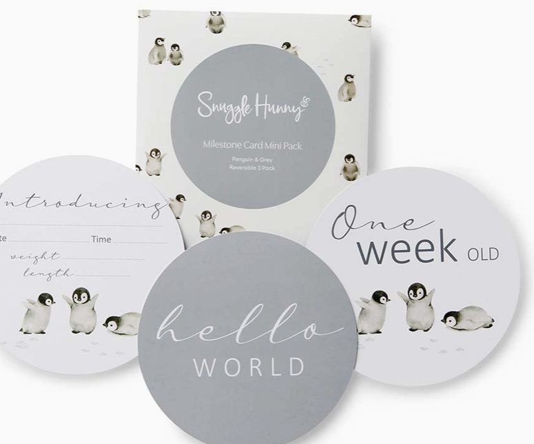 Penguin Reversible Milestone Cards 3 Pack