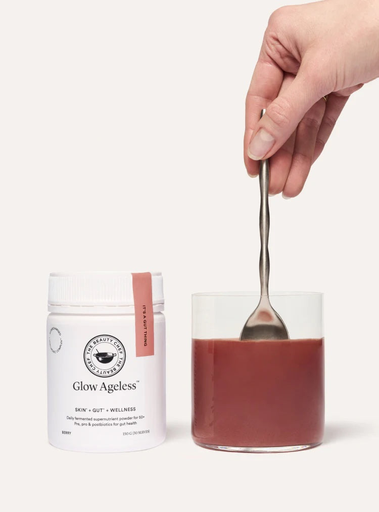 GLOW AGELESS™ Each tub contains 150g / 30 serves