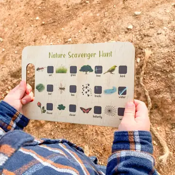 Scavenger Hunt Board- Nature