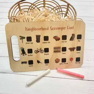 Scavenger Hunt Board- Neighbourhood